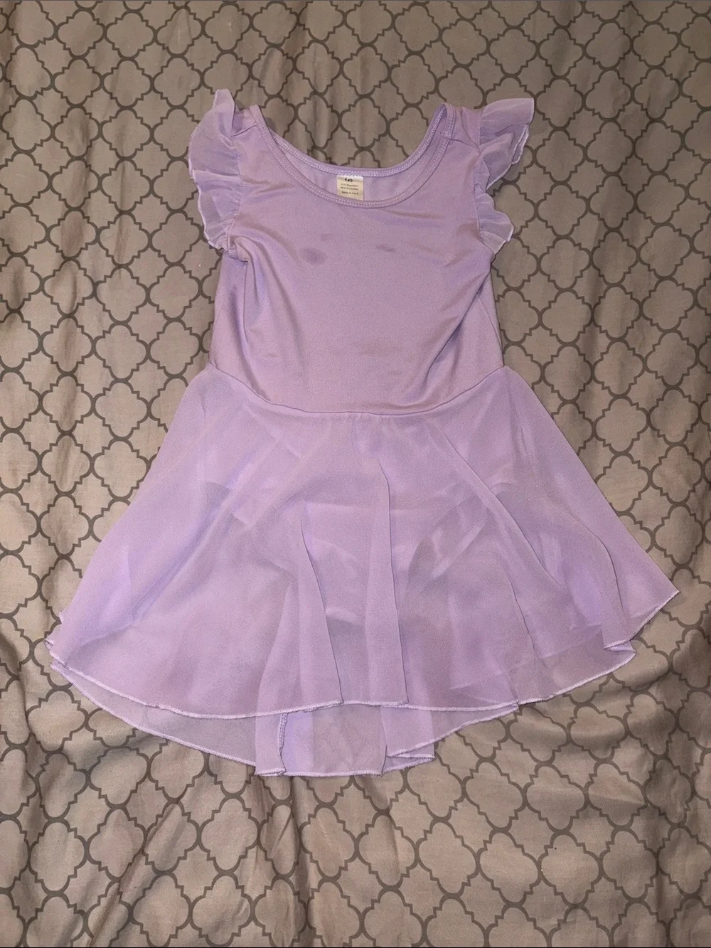 Girls' 3 Set of Flutter-Sleeve leotards